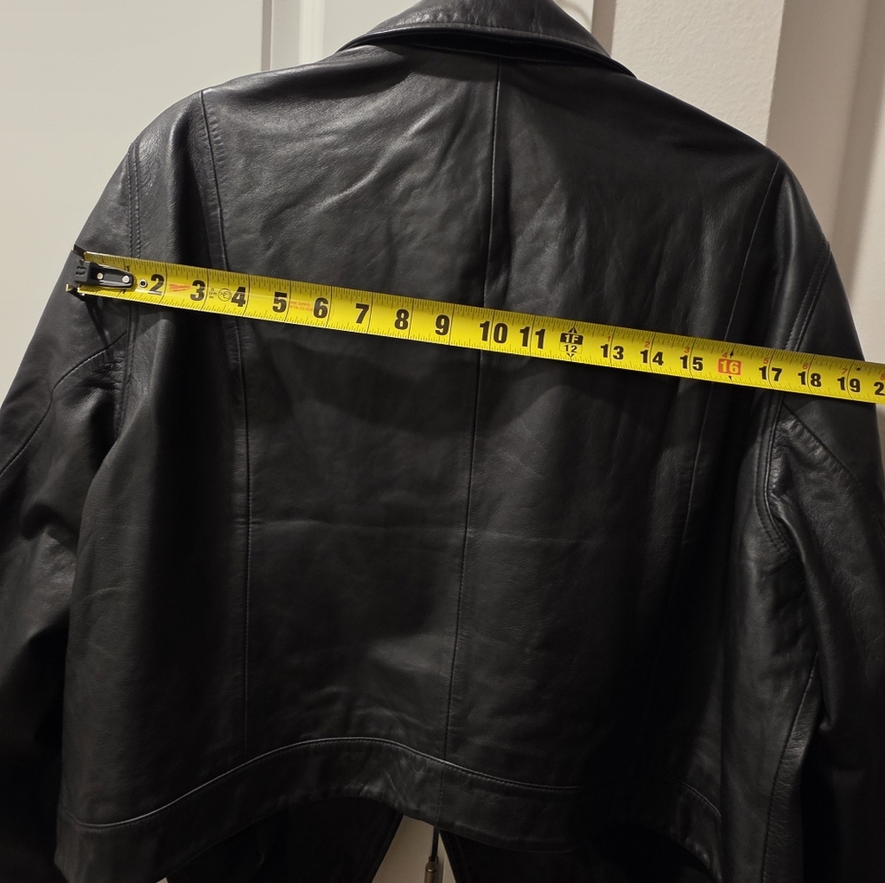 Able Maha Black Leather Jacket 2X - Picture 13 of 15